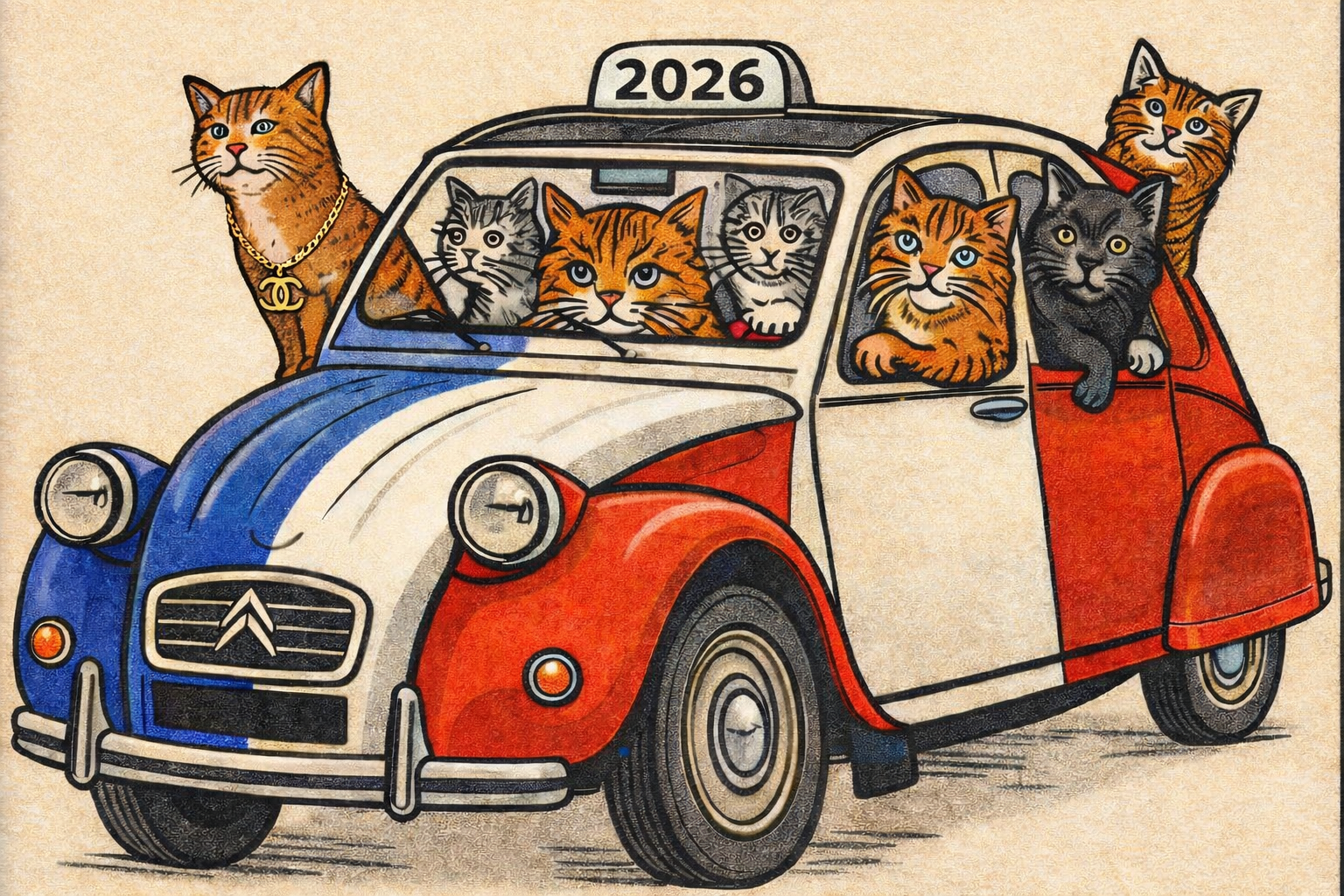 broderie 2cv chats 2026 france