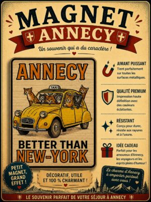 2CV avec des chats qui sont a annecy car mieux que new york