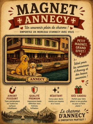 restaurant d'annecy avec comme mascotte un chien golden
